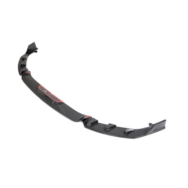 Aggressive dry carbon fiber front lip on BMW M2 (G87)