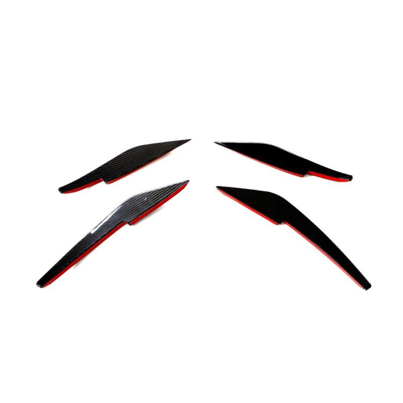 Nissan 400Z (RZ34) Dry Carbon Fiber Front Bumper Canards - Image 7