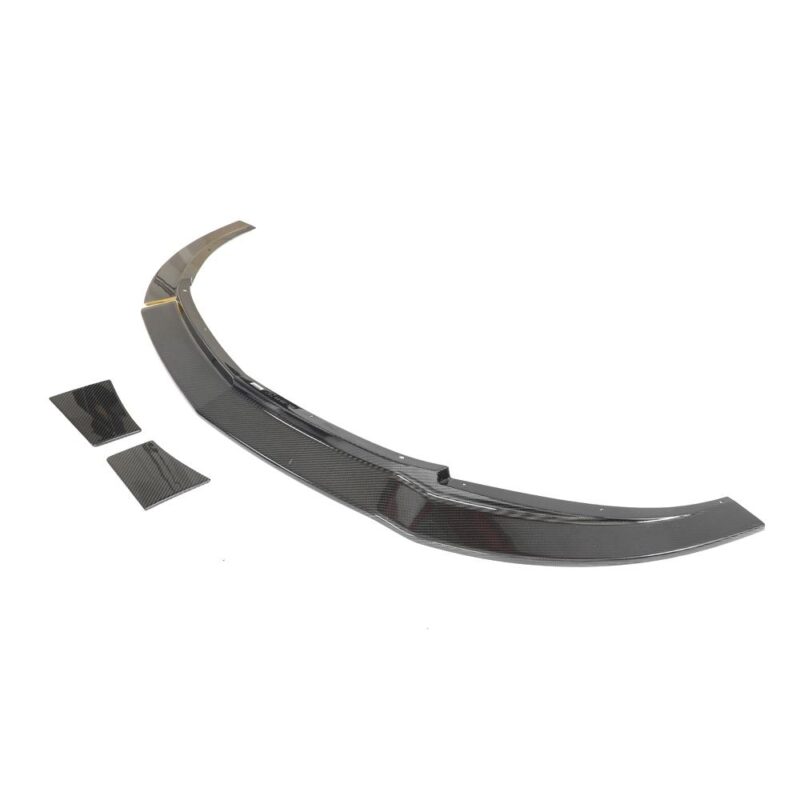 Installed Nissan 400Z (RZ34) dry carbon fiber front lip