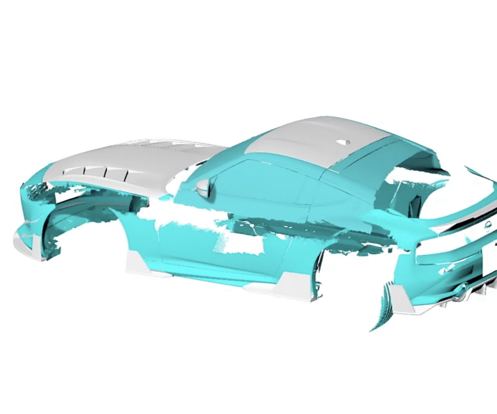 Nissan 400Z (RZ34) with  Aerodynamic Body Kit