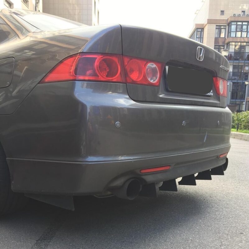 Honda Accord (CL7 / CL9) Aluminum Rear Bumper Diffuser - Image 2