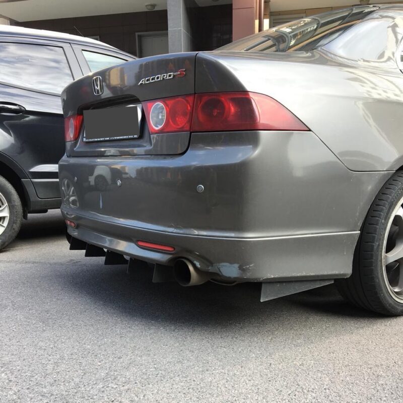 Honda Accord (CL7 / CL9) Aluminum Rear Bumper Diffuser - Image 3