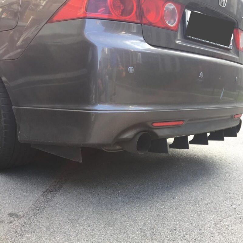 Honda Accord (CL7 / CL9) Aluminum Rear Bumper Diffuser - Image 4