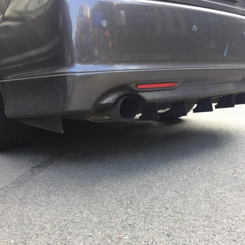 Honda Accord (CL7 / CL9) Aluminum Rear Bumper Diffuser - Image 5