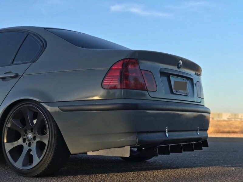 BMW 3 Series (E46) Aluminum Rear Bumper Diffuser - Image 7