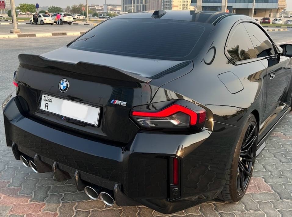 Transform your G87 M2. Our lightweight dry carbon fiber rear spoiler offers perfect fitment and a stunning, high-performance look.