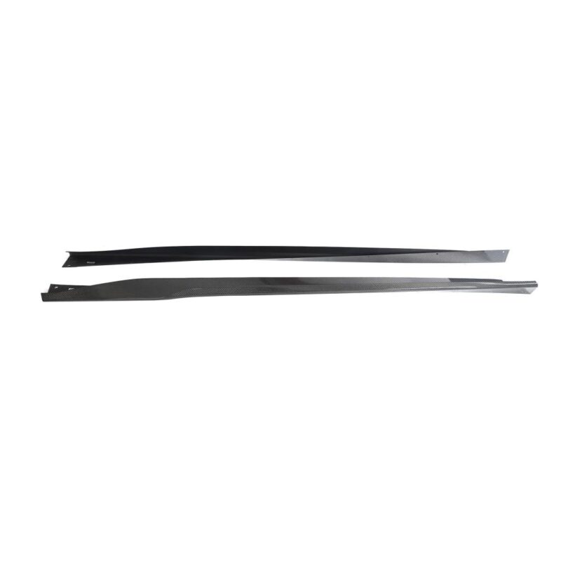 Installed S650 Mustang carbon fiber side skirts